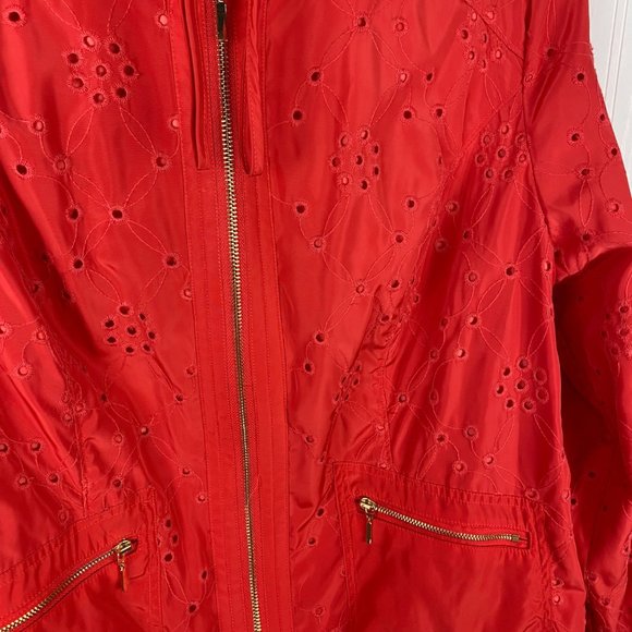 Chico's Zenergy Red Zip Up Jacket Size Medium‎ - Picture 4 of 4